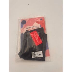 WOWNENY Black High Waist Seamless Shapewear Shorts Tummy Control (JW2307-BL-M)